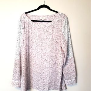 LOFT Floral Blouse